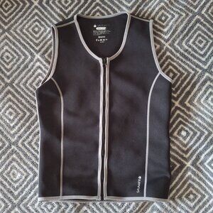 SAUNAFX Black Neoprene Slimming Sauna Vest - Women's Size S/P